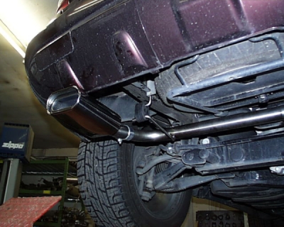 FOX Nerezový výfuk | Zadní tlumič - Mercedes-Benz M-Class (W163), ML430, 1997-2005, MB060013-593