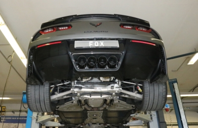 Corvette C7/ Z06 výstupní střed tlumiče - 4x100 typ 12 FOX CE012104-294S