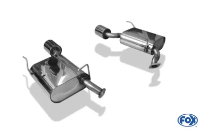 FOX Nerezový výfuk | Zadní tlumič - Chevrolet Captiva , 2.4, 2006-2011, CE030003-073