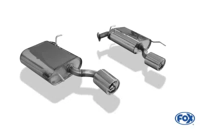 FOX Nerezový výfuk | Zadní tlumič - Chevrolet Captiva , 2.4, 2006-2011, CE030003-073