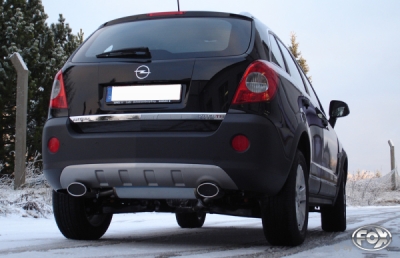 FOX Nerezový výfuk | Zadní tlumič - Opel Antara , 2.0 CDTi, 2006-2015, OP160007-371