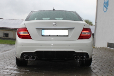 FOX Nerezový výfuk | Zadní tlumič - Mercedes-Benz C-Class (W204), C250 CDI, 2007-0, MB032133-348