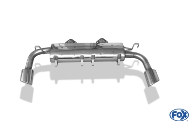 FOX Nerezový výfuk | Zadní tlumič - Lexus SC (Z40), 430, 2001-2010, LE040015-461