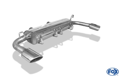 FOX Nerezový výfuk | Zadní tlumič - Lexus SC (Z40), 430, 2001-2010, LE040015-461