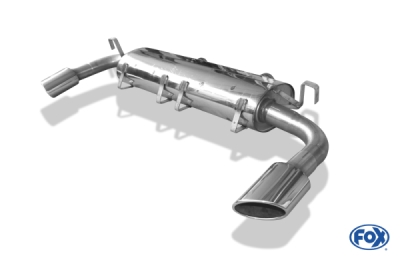 FOX Nerezový výfuk | Zadní tlumič - Lexus SC (Z40), 430, 2001-2010, LE040015-461