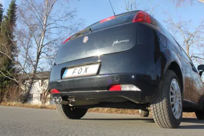 FOX Nerezový výfuk | Zadní tlumič - Fiat Grande Punto (199), 1.4 T-Jet, 2005-2009, FI041011-068