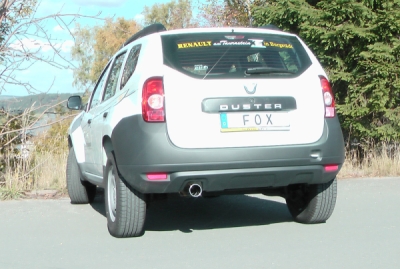 FOX Nerezový výfuk | Zadní tlumič - Dacia Duster, 1.6 16V, 2012-0, DC030031-051