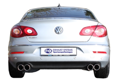 FOX Nerezový výfuk | Zadní tlumič - Volkswagen Passat (3C), 2.0 TDi, 2005-0, VW024044-072