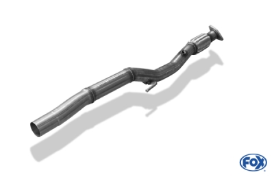 FOX Nerezový výfuk | Downpipe - Opel Corsa E, 1.6 Turbo, 2014-0, OP034020-DP