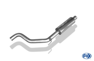FOX Nerezový výfuk | Přední tlumič - Opel Corsa D, 1.6 Turbo, 2007-2014, OP033080-VSD