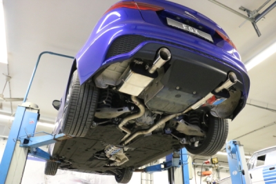 Jaguar XE Závěrečný tlumič výfuku pravý/levý - 1x100 typ 25 pravý/levý FOX JA090013-293