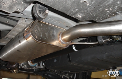 FOX Nerezový výfuk | Středový tlumič - Toyota RAV 4 III, 2.0 VVT-i, 2006-2012, TO112020-MSD