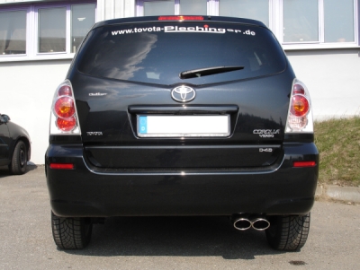 Koncový tlumič výfuku Toyota Corolla Verso - typ 2x106x71 FOX TO013002-346