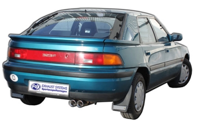 FOX Nerezový výfuk | Zadní tlumič - Mazda MX-3 (EC), 1.8, 1989-1994, MA020002-070