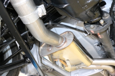 Mercedes E-Klasse W124 Cabrio přední tlumič výfuku Ø70mm FOX MB040030-VSD
