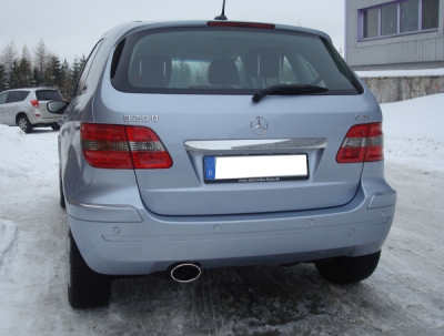 FOX Nerezový výfuk | Zadní tlumič - Mercedes-Benz B-Class (W245), B200 CDI, 2005-2012, MB190001-351