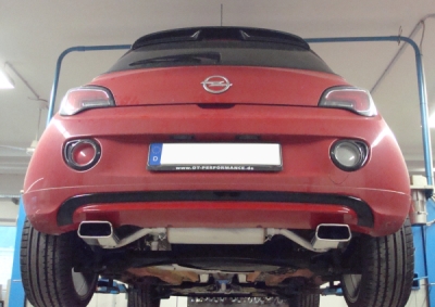 FOX Nerezový výfuk | Zadní tlumič - Opel Adam, 1.4, 2012-0, OP210005-671