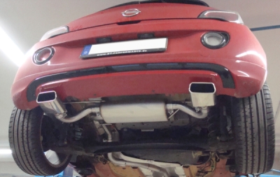 FOX Nerezový výfuk | Zadní tlumič - Opel Adam, 1.4, 2012-0, OP210005-671