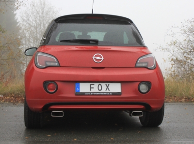 FOX Nerezový výfuk | Zadní tlumič - Opel Adam, 1.4, 2012-0, OP210005-671