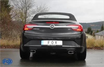 FOX Nerezový výfuk | Zadní tlumič - Opel Cascada , 2.0 CDTi, 2013-0, OP220003-671