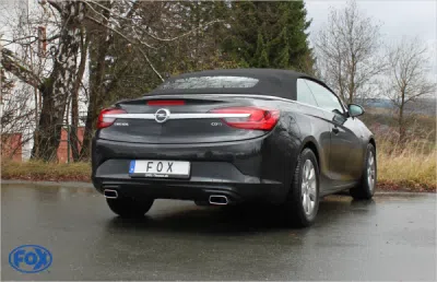 FOX Nerezový výfuk | Zadní tlumič - Opel Cascada , 2.0 CDTi, 2013-0, OP220003-671