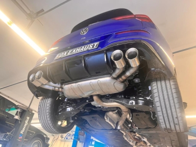 Výfuky VW Golf 8 R pravý/levý - 2x100 typ 25 pravý/levý FOX VW057010-294