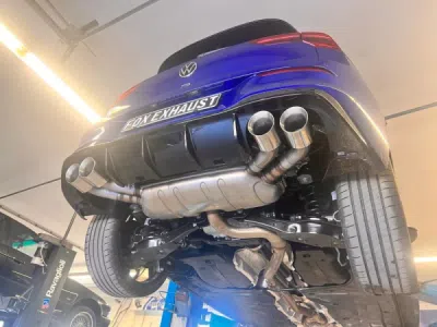 Výfuky VW Golf 8 R pravý/levý - 2x100 typ 25 pravý/levý FOX VW057010-294