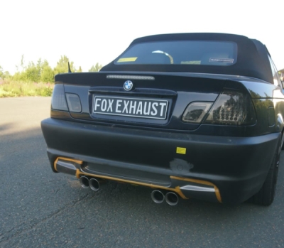 BMW E46 320/ 323/ 325/ 328/ 330 M3-Optik V2 Final tlumič hluku c FOX BM022273-292