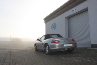 FOX Nerezový výfuk | Zadní tlumič - Porsche Boxster (986), 3.2, 1999-2004, PO090015-290
