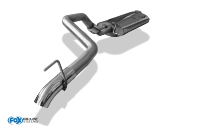 Jeep Commander Typ WH/ XK Závěrečný tlumič - 1x70 typ 28 FOX JE022032-725
