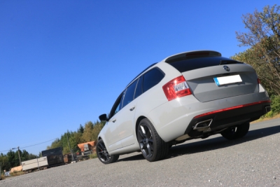 FOX Nerezový výfuk | Zadní díl výfuku - Skoda Octavia (5E), 2.0 TDi, 2013-0, SK062053-TLP