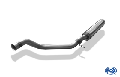 FOX Nerezový výfuk | Přední tlumič - Citroen C4 I (LC), 2.0 16V, 2004-2011, CI140000-VSD