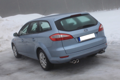 FOX Nerezový výfuk | Zadní tlumič - Ford Mondeo IV, 2.2 TDCi, 2007-2014, FO042044-070