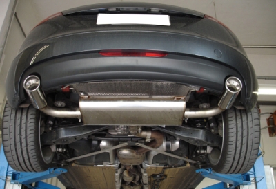 FOX Nerezový výfuk | Zadní tlumič - Audi TT (8J), 3.2 V6, 2006-0, AU091035-151