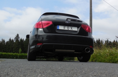 Subaru Impreza GHD Schrägheck Závěrečný tlumič hluku s příčným výstupem vpravo FOX SU042027-349
