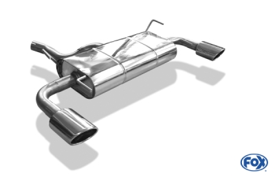 FOX Nerezový výfuk | Zadní tlumič - Subaru Impreza (GP), 2.0R, 2008-0, SU042005-347
