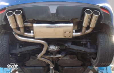 FOX Nerezový výfuk | Zadní tlumič - Subaru Impreza (GR), 2.5 WRX STI, 2011-0, SU042015-054