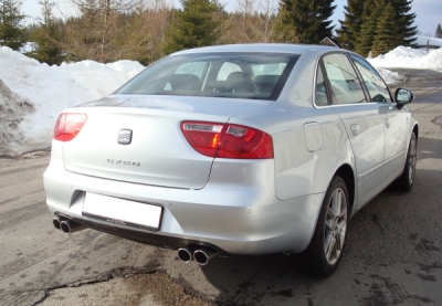 FOX Nerezový výfuk | Zadní tlumič - Seat Exeo (3R), 2.0 TFSi, 2009-2014, SE090014-128