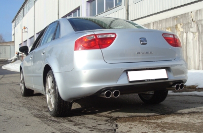 FOX Nerezový výfuk | Zadní tlumič - Seat Exeo (3R), 2.0 TFSi, 2009-2014, SE090014-128