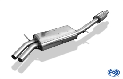 FOX Nerezový výfuk | Přední tlumič - Seat Exeo (3R), 2.0 TFSi, 2009-2014, SE090030-VSD