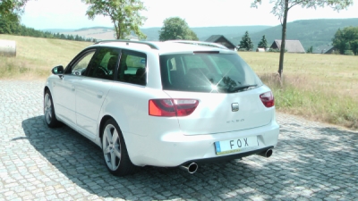 FOX Nerezový výfuk | Zadní tlumič - Seat Exeo (3R), 2.0 TFSi, 2009-2014, SE090033-131