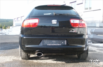 FOX Nerezový výfuk | Zadní tlumič - Seat Leon (1M), 1.8T Cupra R, 2002-2005, SE040011-751