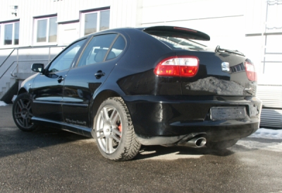 FOX Nerezový výfuk | Zadní tlumič - Seat Leon (1M), 1.8T Cupra R, 2002-2005, SE040011-751