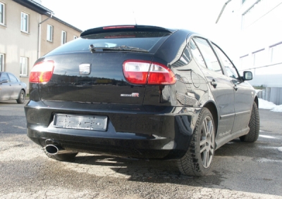 FOX Nerezový výfuk | Zadní tlumič - Seat Leon (1M), 1.8T Cupra R, 2002-2005, SE040011-751