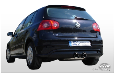 FOX Nerezový výfuk | Zadní tlumič - Volkswagen Golf V, 1.4 Tsi, 2003-2009, VW054135-132