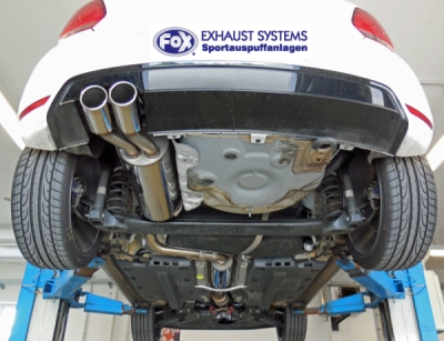 FOX Nerezový výfuk | Zadní tlumič - Volkswagen Polo (6R), WRC, 2013-0, VW044061-132