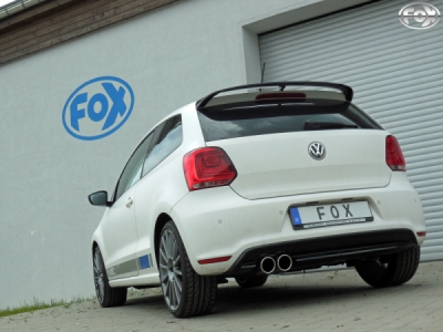 FOX Nerezový výfuk | Zadní tlumič - Volkswagen Polo (6R), WRC, 2013-0, VW044061-132