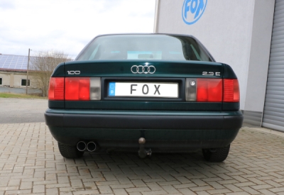 Audi 100/A6 Typ C3/C4 Frontantrieb koncový tlumič výfuku - 2x76 typ FOX AU070022-008