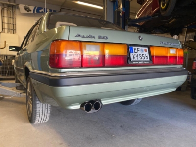 Audi 80/90 Typ 81 Audi 80/90 Typ 81 - koncový tlumič 2x63 ty FOX AU010002-004