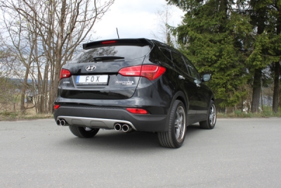 FOX Nerezový výfuk | Koncovky výfuku - Hyundai Santa Fe III (DM), 2.2 CRDi, 2012-0, HY122000-052